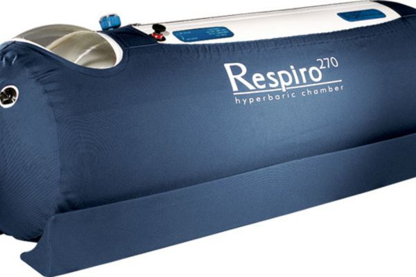 side angle of the Respiro hyperbaric chamber