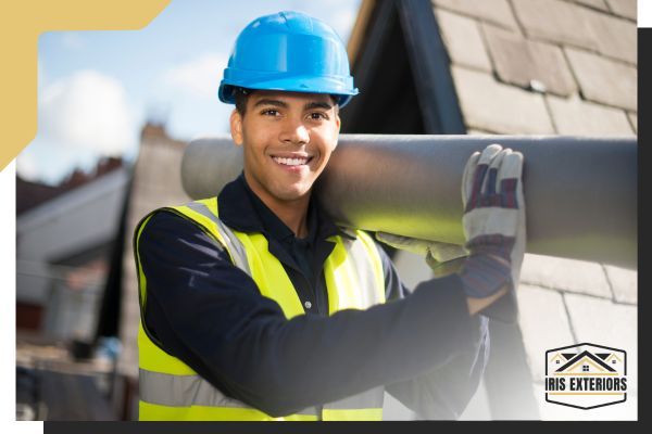 smiling roofing contractor