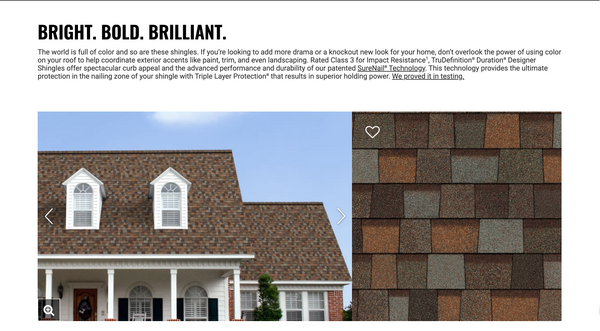 Duration Designer Shingles