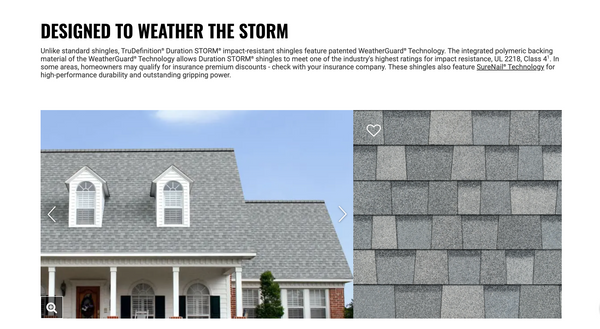 Duration Storm Shingles