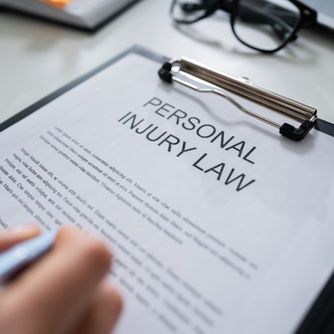 Paper saying Personal Injury Law