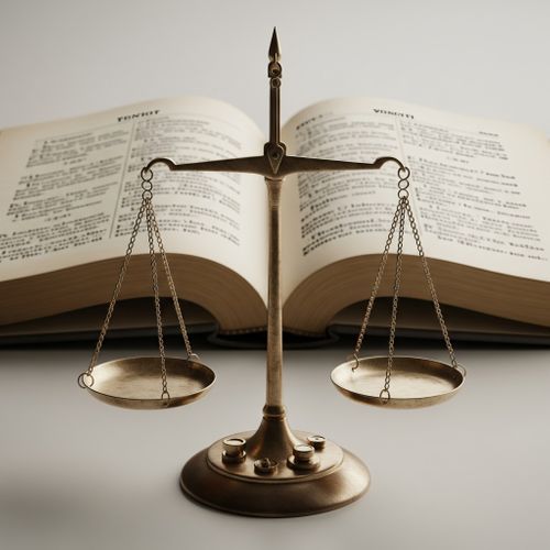 Scales of justice and a law book, symbolizing the exploration of all available legal defenses. Protecting Your Future3.jpeg