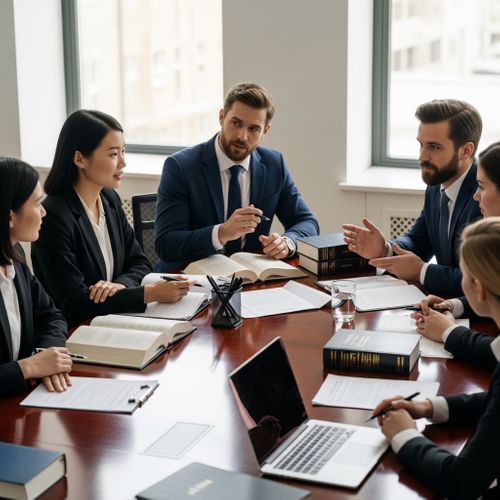 A team of experienced lawyers working together on a criminal defense case. Protecting Your Future4.jpeg