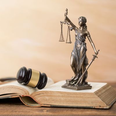 Lady Justice and gavel