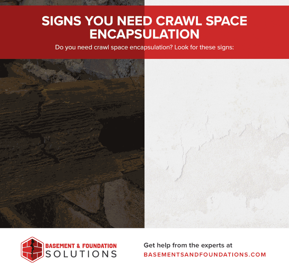 Signs You Need Crawl Space Encapsulation Infographic