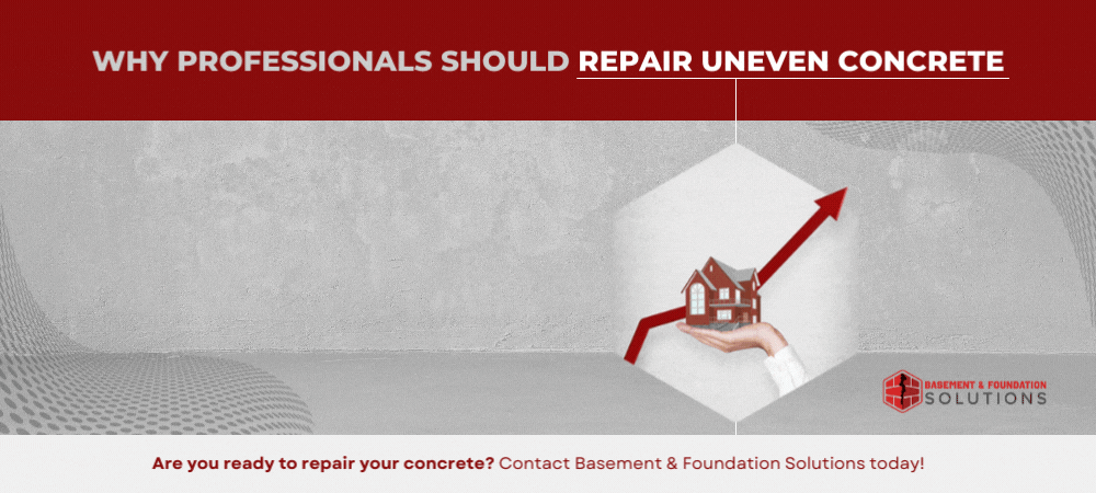 Why Professionals Should Repair Uneven Concrete
