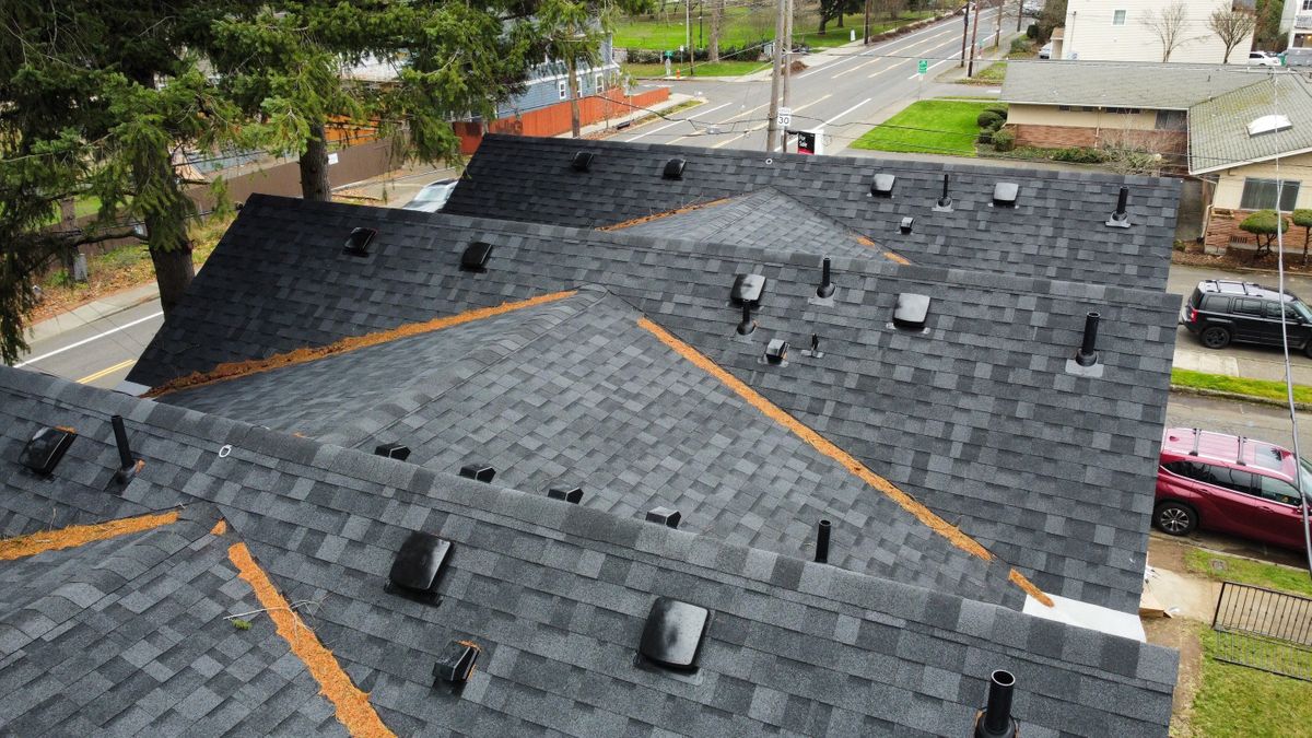 residential roof.