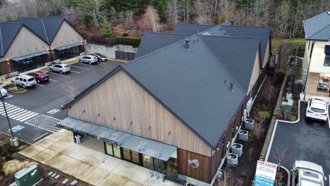 hospital roof siding
