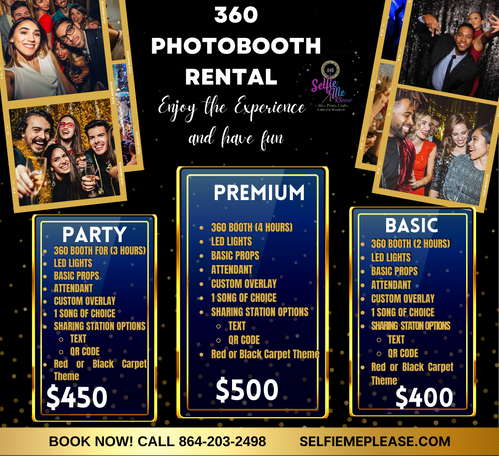 4 Hour Hire - 360 Selfie Booth