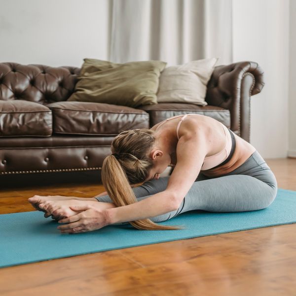 Woman doing yoga