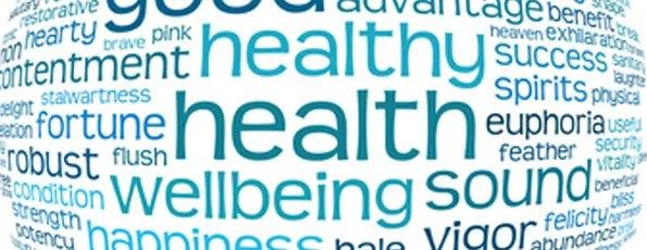 healthy words on page