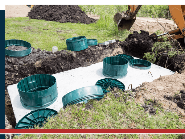 septic service in progress