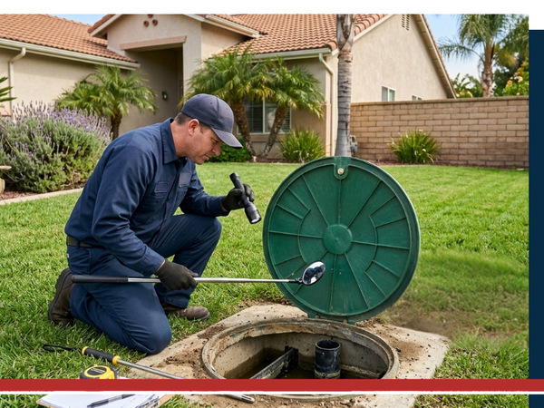Spetic tank inspection.
