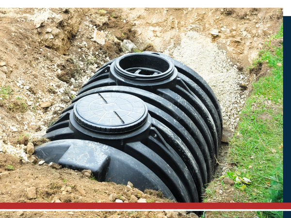 Underground septic tank Underground septic tank