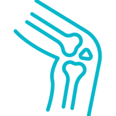 orthopedic extremities icon.