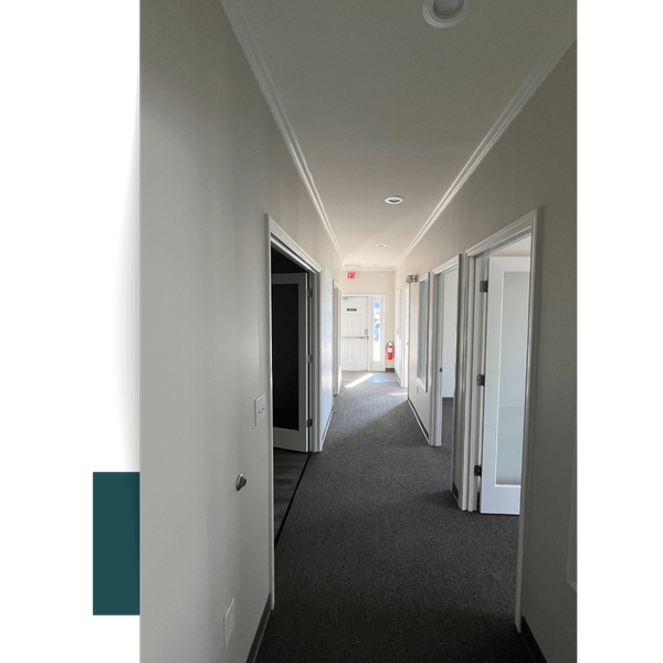insurance company office freshly painted