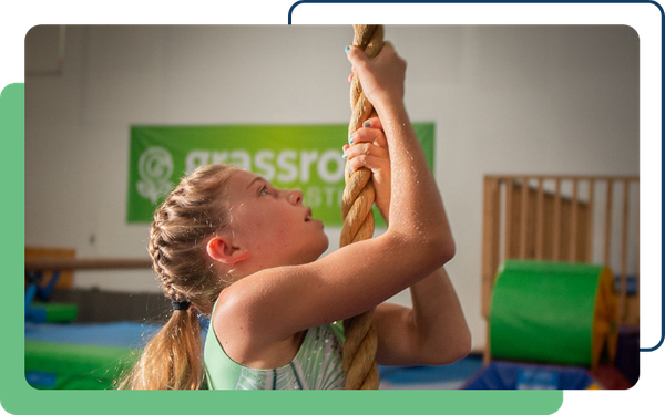 image of kid climbing a rope
