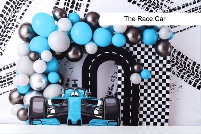 The Race Car cake smash background