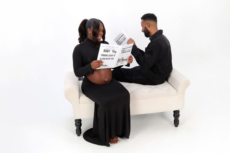 Maternity portrait of an expectant couple