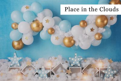 Place in the Clouds cake smash background