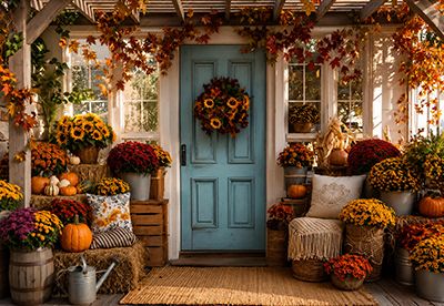 Autumn Porch Mini Session