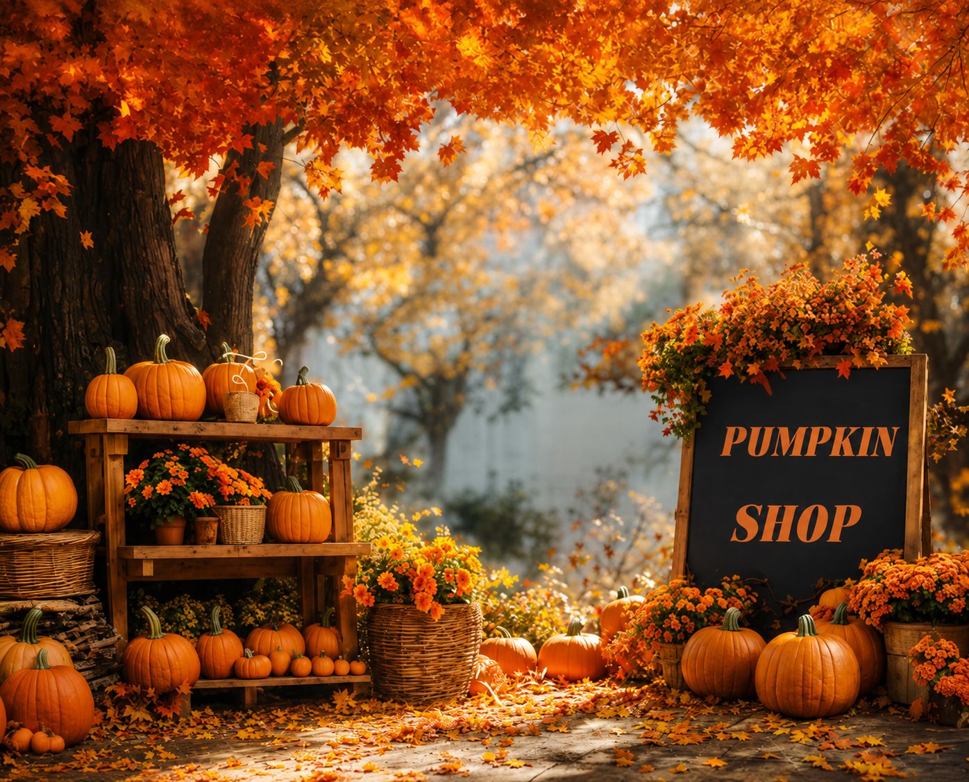 Pumpkin Shop Mini Session