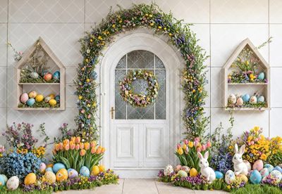 Easter Bunny Floral Arch