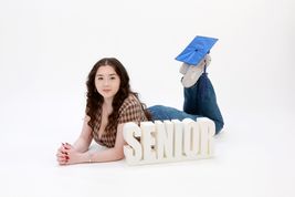 Senior and graduation portrait at MTW Portrait Studio