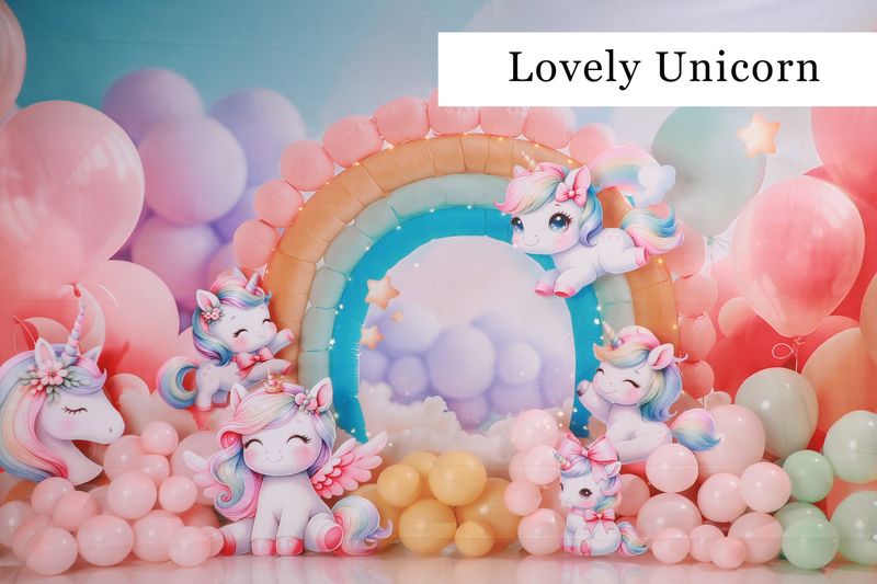 Lovely Unicorn background