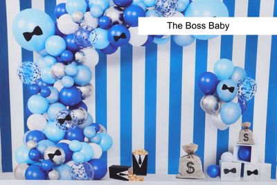 The Boss Baby cake smash background