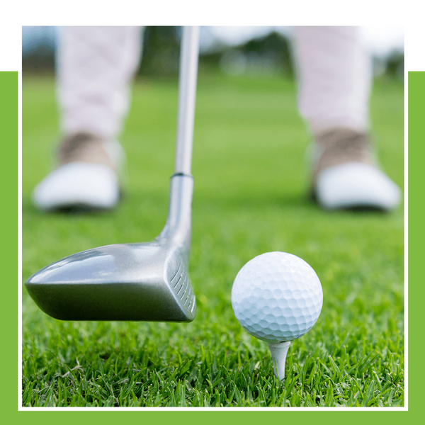 image of a man playing golf