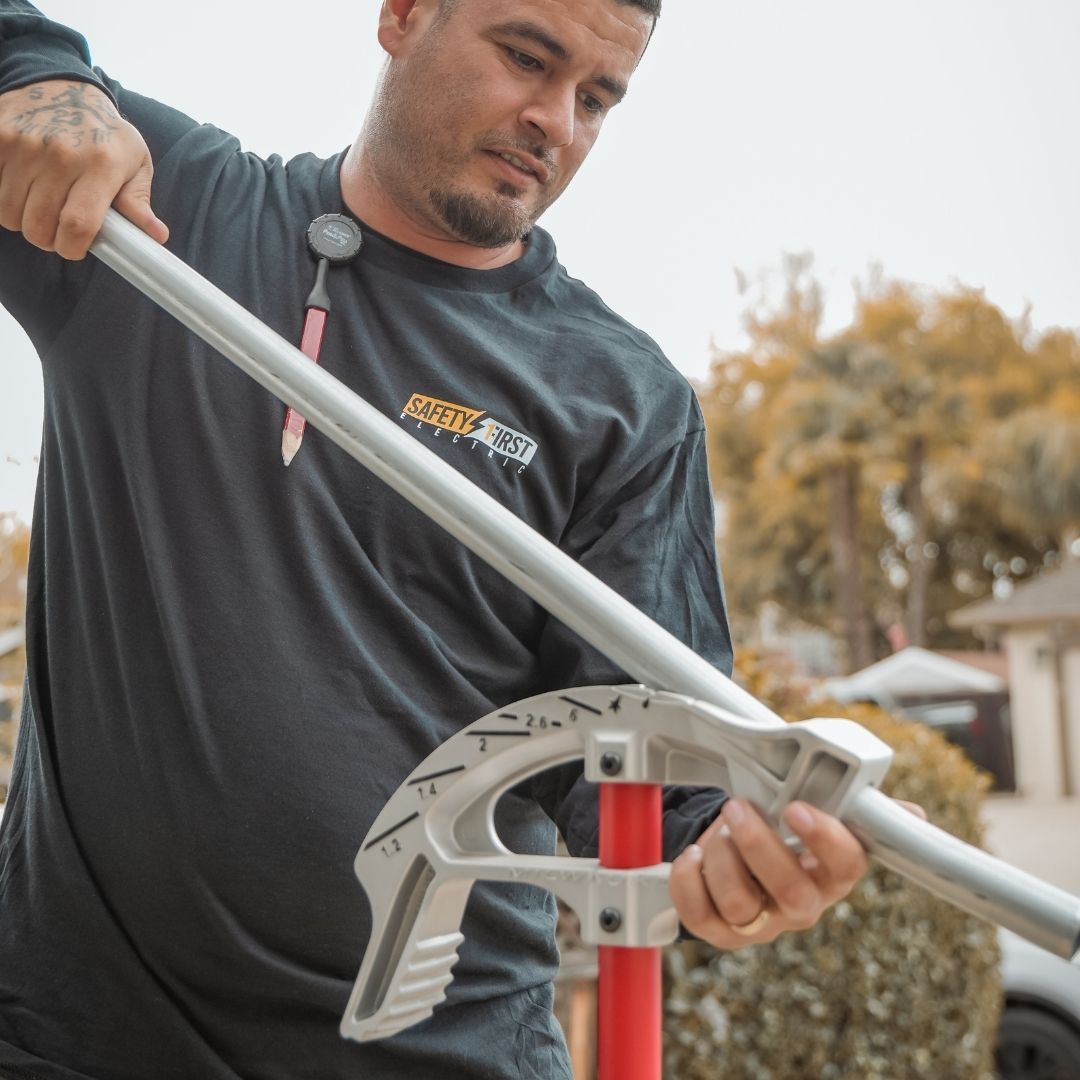 bending tubing for EV installation