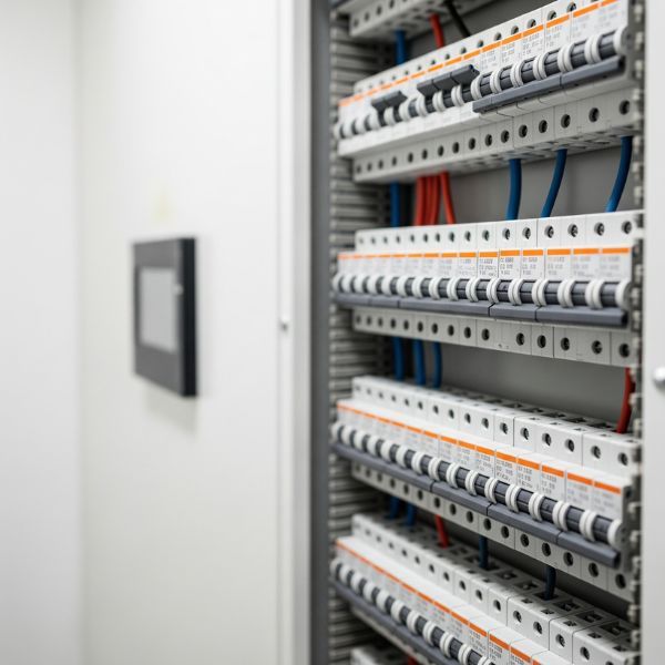 A modern and safe electrical circuit breaker panel