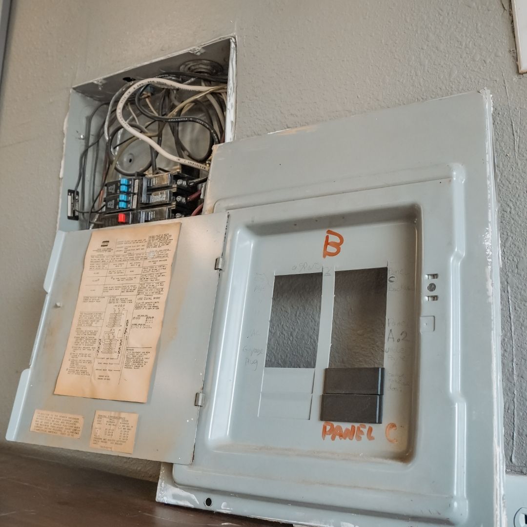 older electrical panel