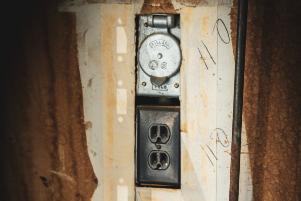Electrical outlet.
