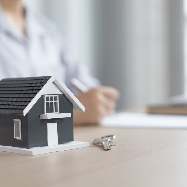 A house figurine