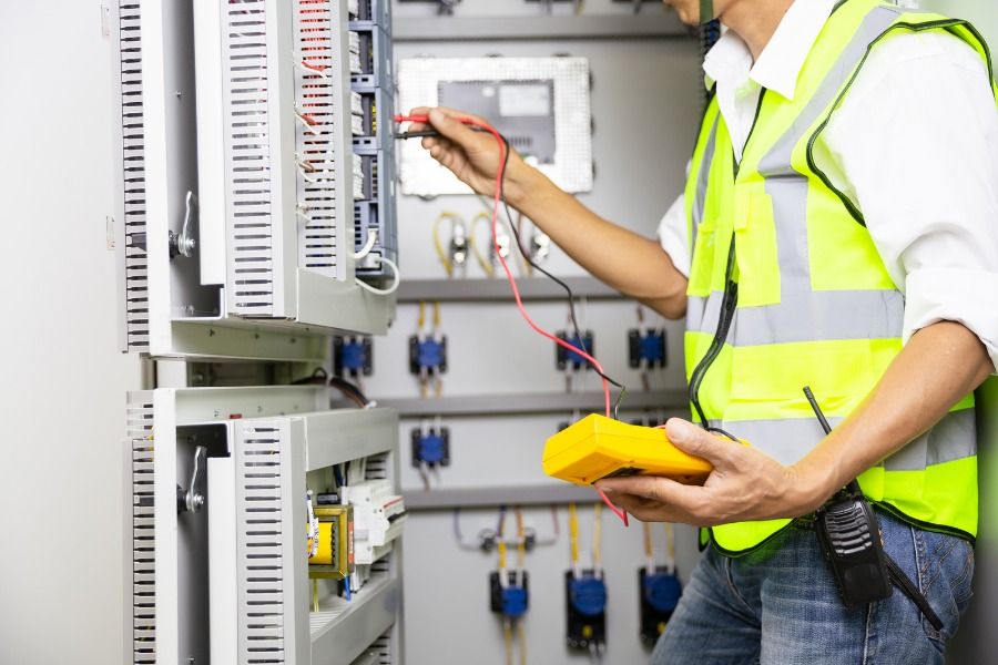 electrician testing panel