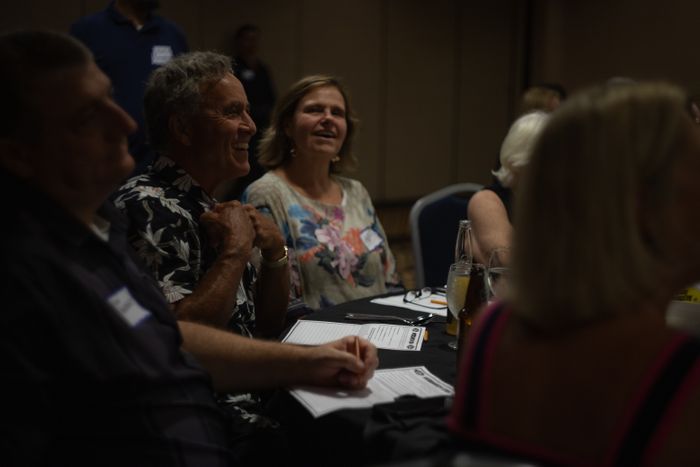 Guests Connecting Through a Murder Mystery Party