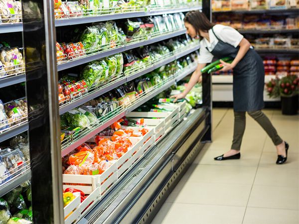 grocery store refrigerator