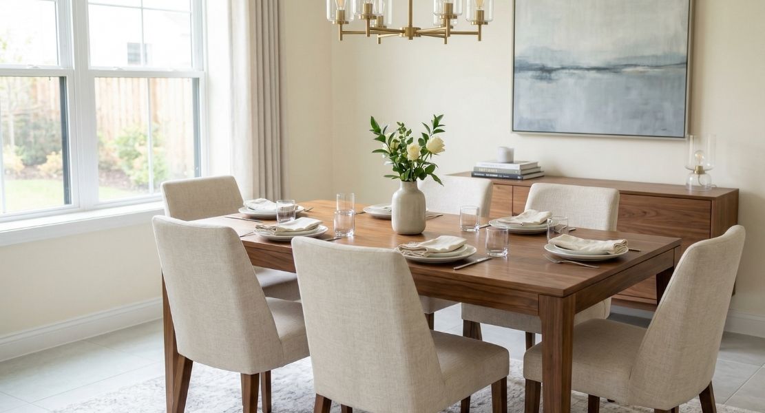 Clean and neat dining room Clean and neat dining room