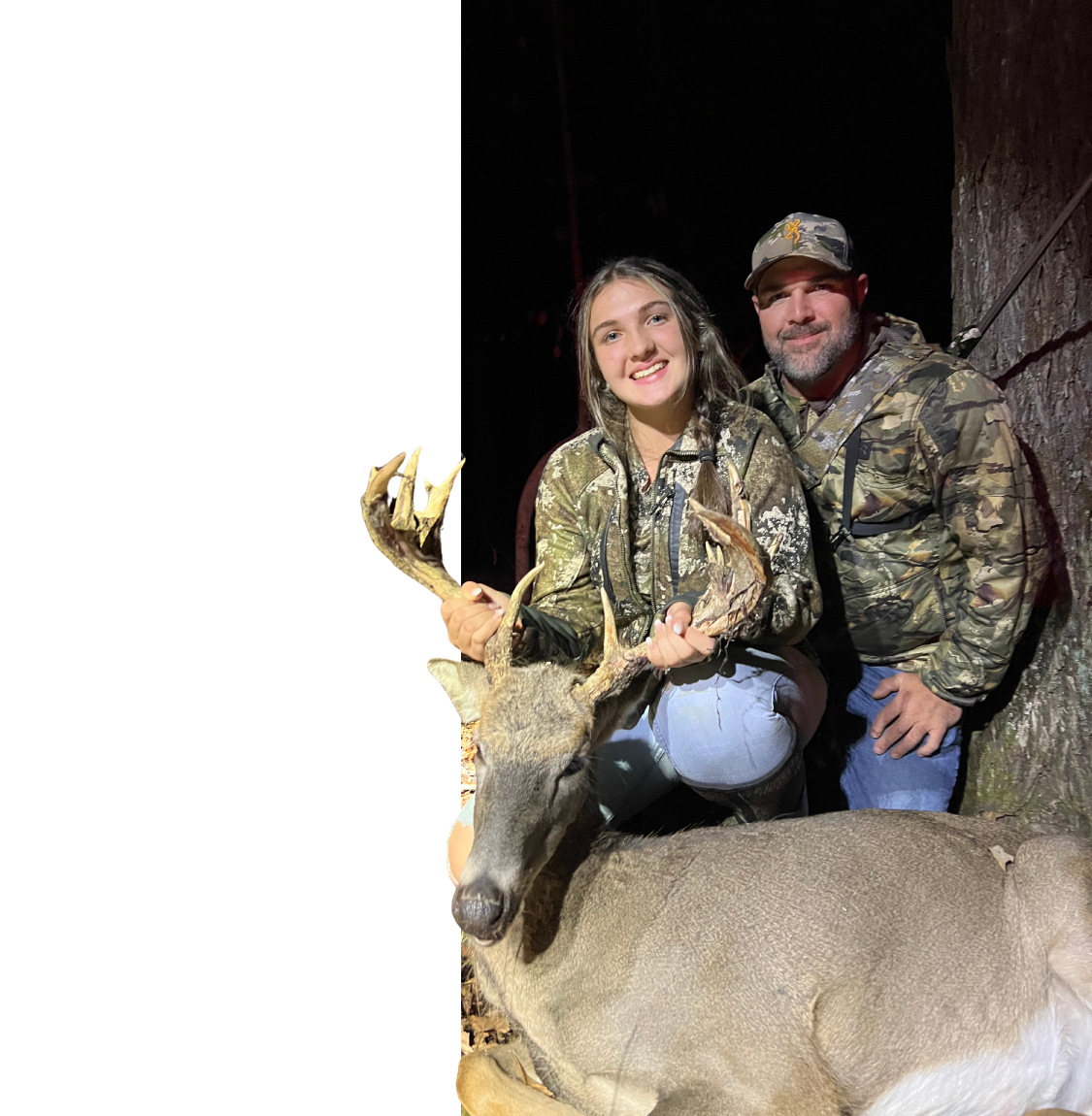 Whitetail deer hunting.