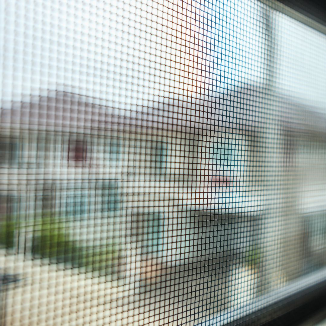 close-up of a screen