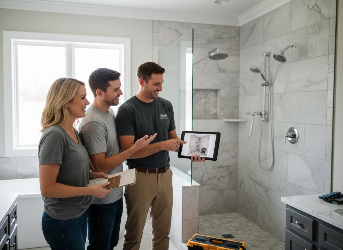 Bathroom Design Consultation with Digital Rendering