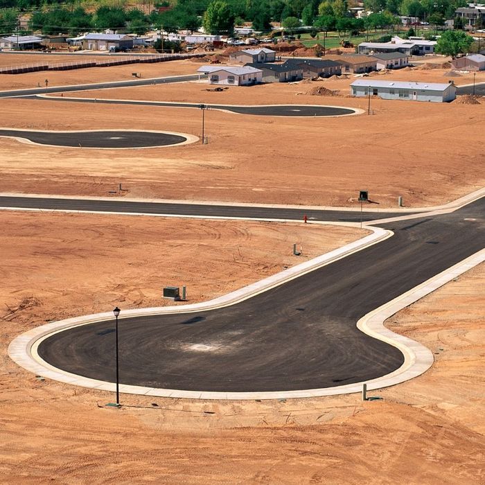 Clear plots of land. Clear plots of land.
