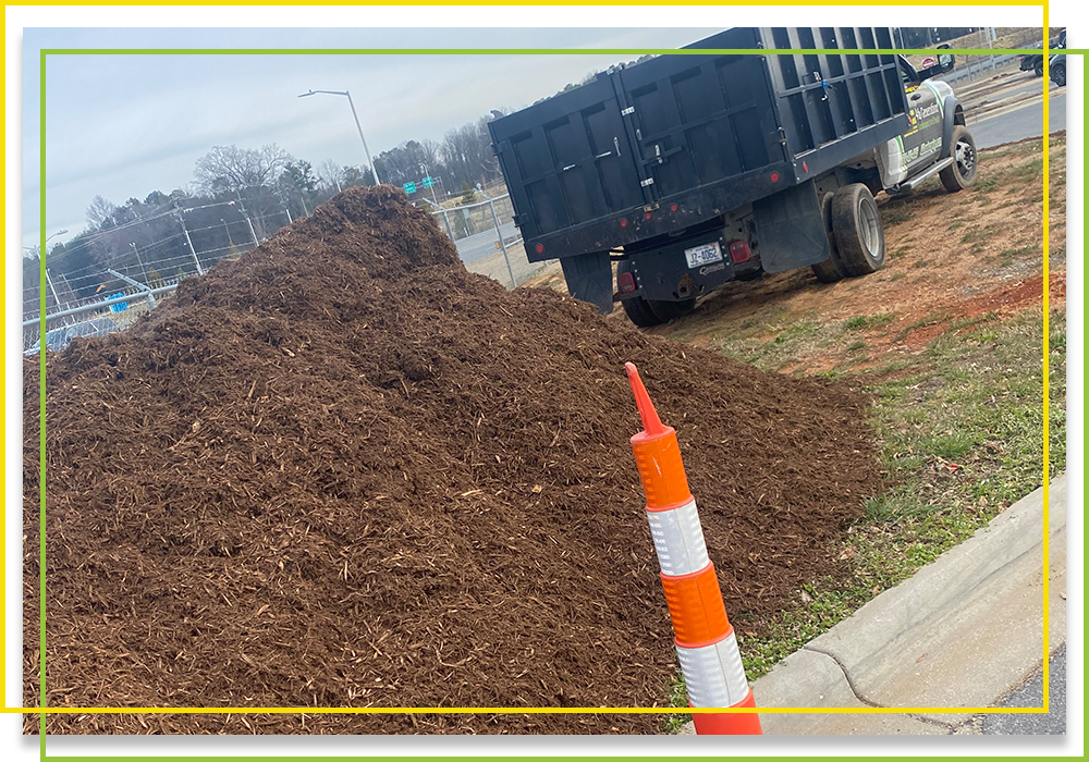 mulch pile