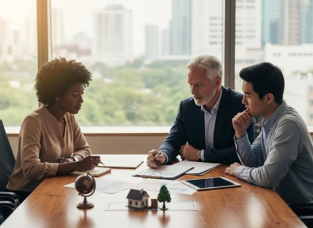 Diverse Business Professionals in a Meeting