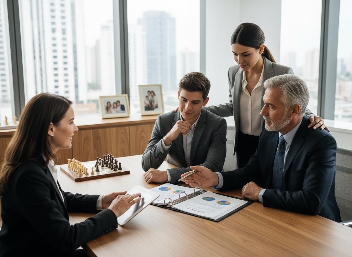 Diverse Business Team Collaborating in Modern Office
