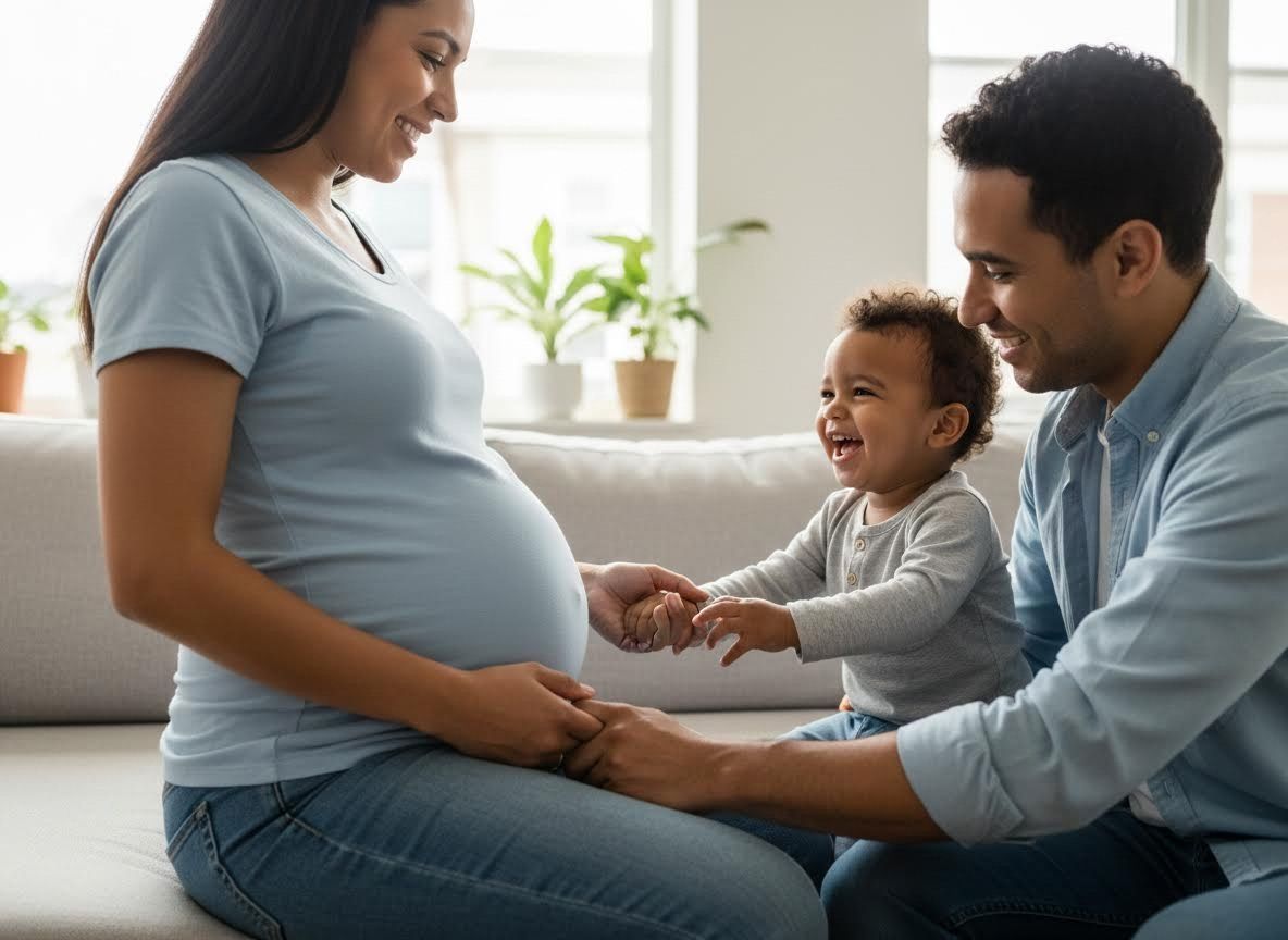 Joyful Expectant Family