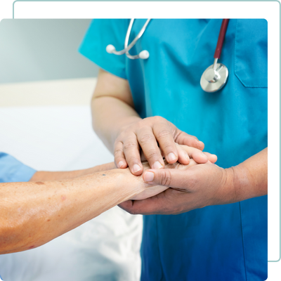 doctor holding patient hand doctor holding patient hand