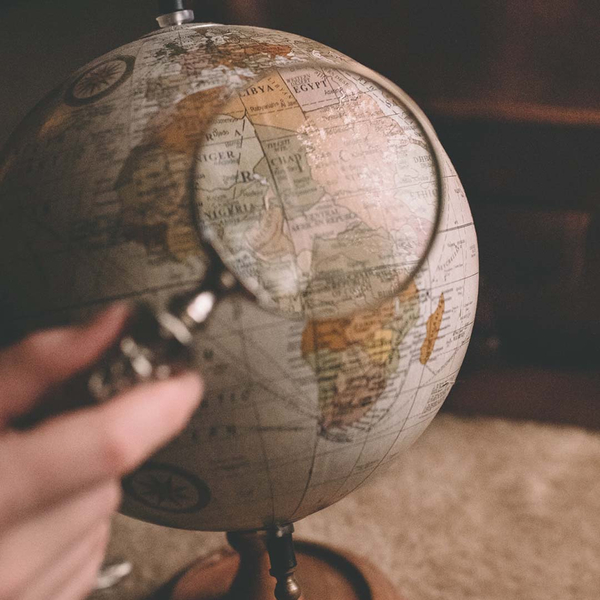 Photo of a globe